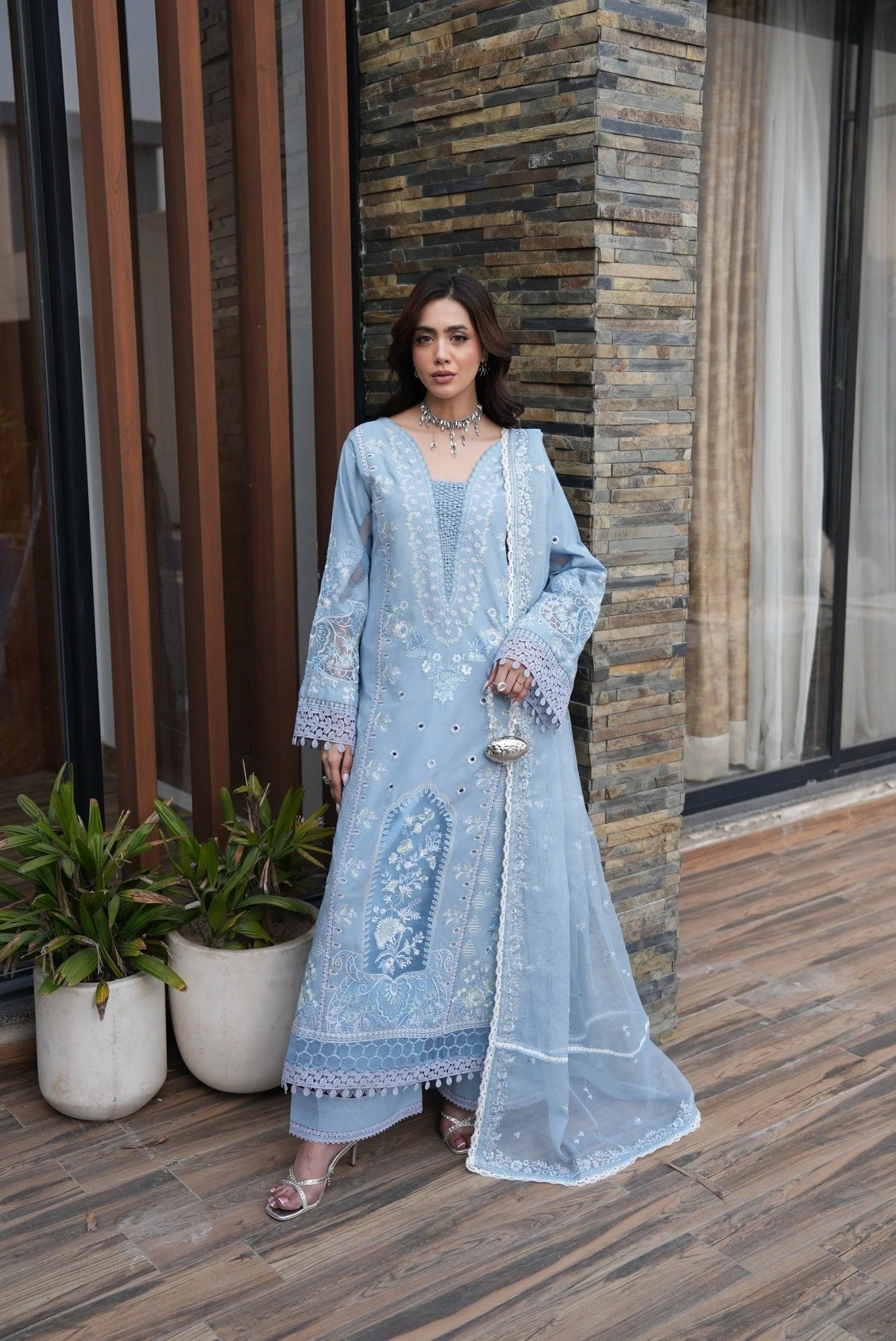 Bluebell Grace | Luxury Lawn 26 | Aylin - Portia Fabrics Main image