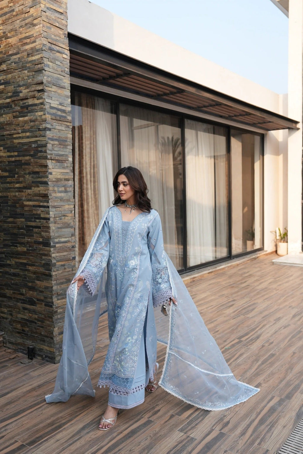 Bluebell Grace | Luxury Lawn 26 | Aylin - Portia Fabrics