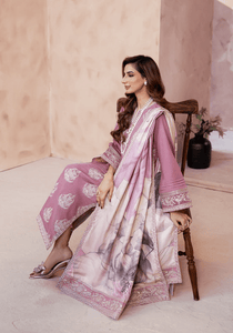 BLUSH HERITAGE I The Winter Edt- Luxe Pret '25 I Zarqash - Portia Fabrics