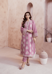 BLUSH HERITAGE I The Winter Edt- Luxe Pret '25 I Zarqash - Portia Fabrics
