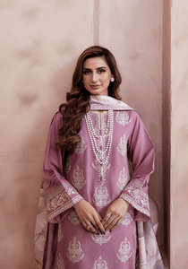 BLUSH HERITAGE I The Winter Edt- Luxe Pret '25 I Zarqash - Portia Fabrics