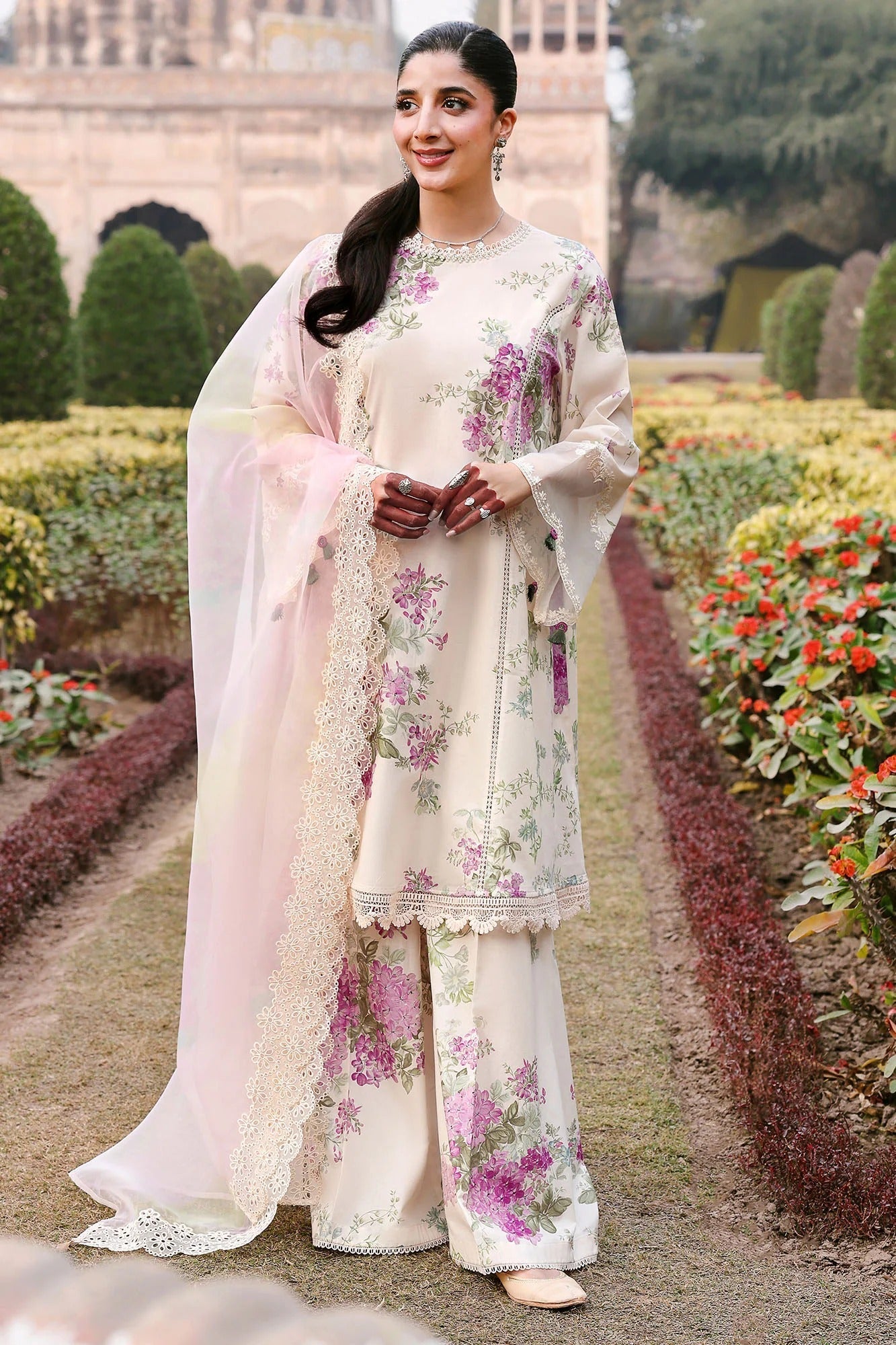 CANDY FLOSS-3PC PRINTED LAWN SUIT | Cross Stitch - Portia Fabrics Main image
