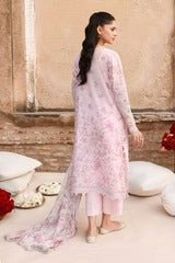 CELESTE FLORA-3PC PRINTED LAWN SUIT I EID LAWN '26 I Cross Stitch - Portia Fabrics