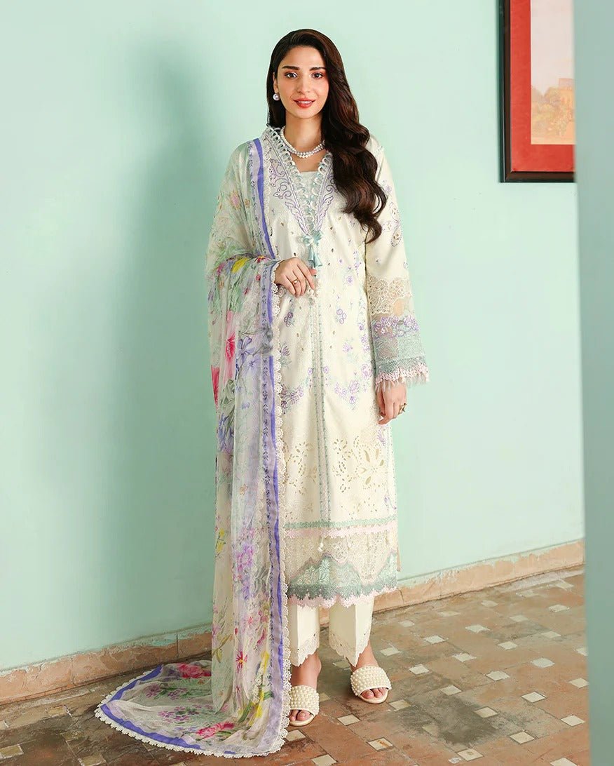 Celestia I Summer reverie | luxury lawn I Roheenaz - Portia Fabrics