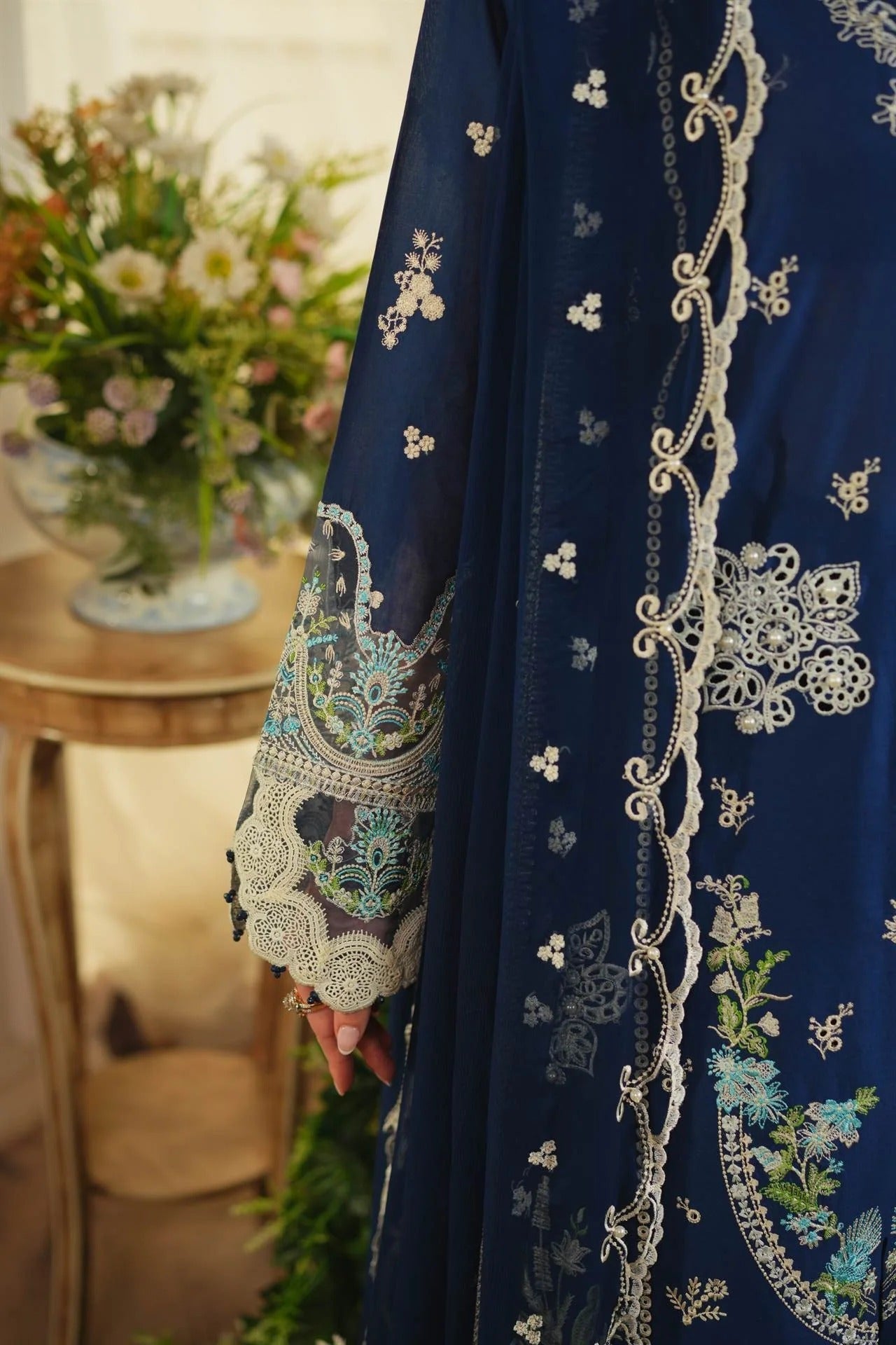 Celestial Charm I Yakeen I Aneela Rizwan - Portia Fabrics