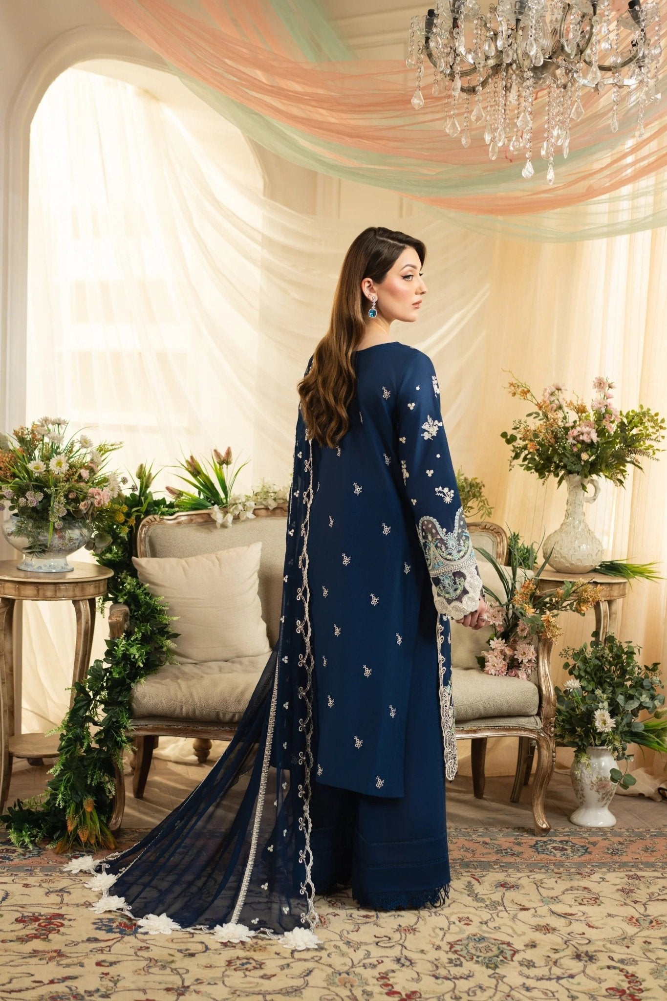 Celestial Charm I Yakeen I Aneela Rizwan - Portia Fabrics