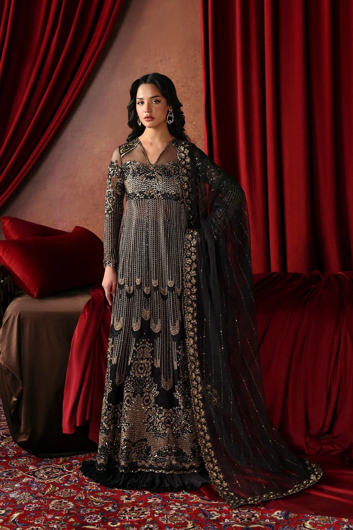 Chariot | Festive Unstitched | Afrozeh - Portia Fabrics Main image