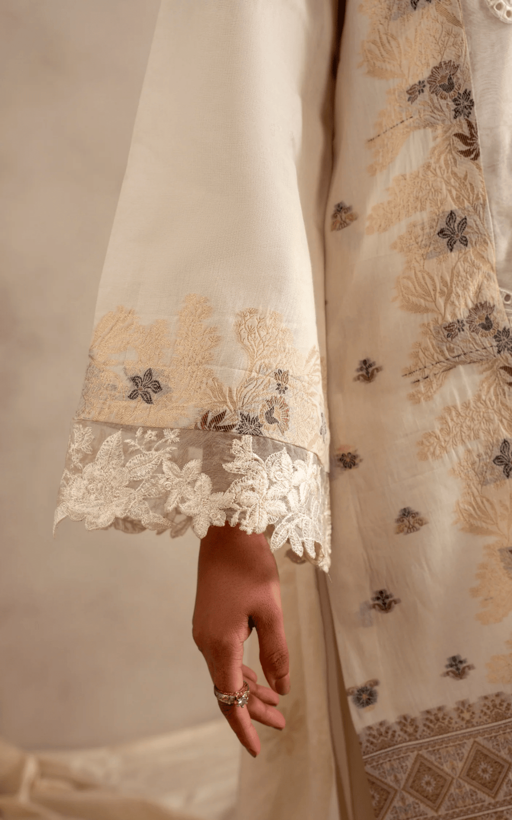 Cloud Nine MSSL-09 | 3pcs Embroidered Unstitched Summer - Portia Fabrics