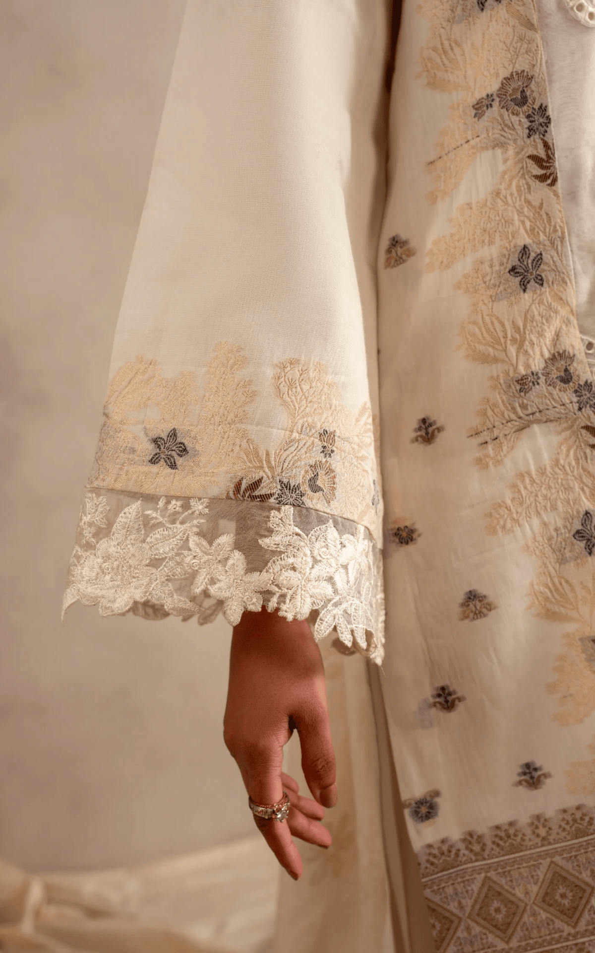 Cloud Nine MSSL-09 | 3pcs Embroidered Unstitched Summer - Portia Fabrics