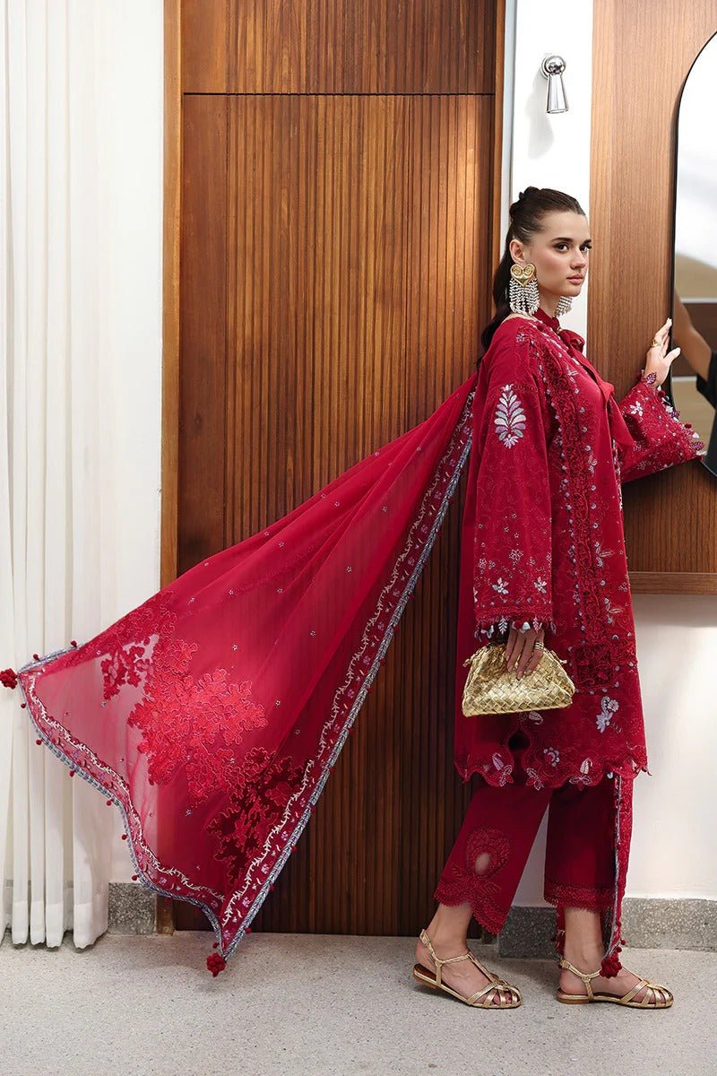 CM-03 RUBY | Chicken kari Eid Edtion | Qalamkar - Portia Fabrics