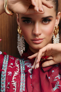 CM-03 RUBY | Chicken kari Eid Edtion | Qalamkar - Portia Fabrics