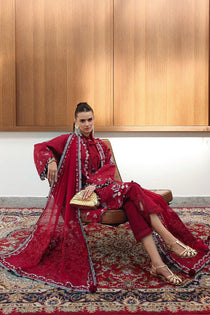 CM-03 RUBY | Chicken kari Eid Edtion | Qalamkar - Portia Fabrics