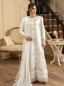 D-01 I Rohana Embroidered Karandi Collection 2025 I Panache - Portia Fabrics