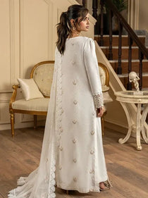 D-01 I Rohana Embroidered Karandi Collection 2025 I Panache - Portia Fabrics