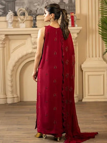 D-02 I Rohana Embroidered Karandi Collection 2025 I Panache - Portia Fabrics