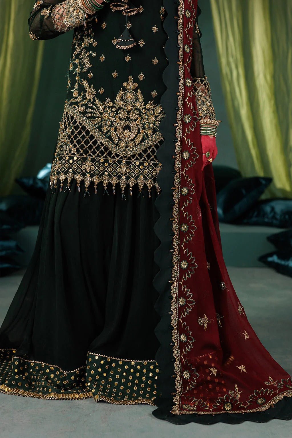 D-03 I Luxury Chiffon '25 I Saad Shaikh - Portia Fabrics