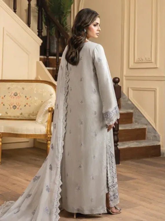 D-05 I Rohana Embroidered Karandi Collection 2025 I Panache - Portia Fabrics