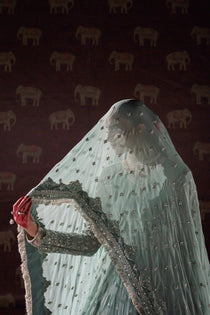 D-08 I Luxury Chiffon '25 I Saad Shaikh - Portia Fabrics