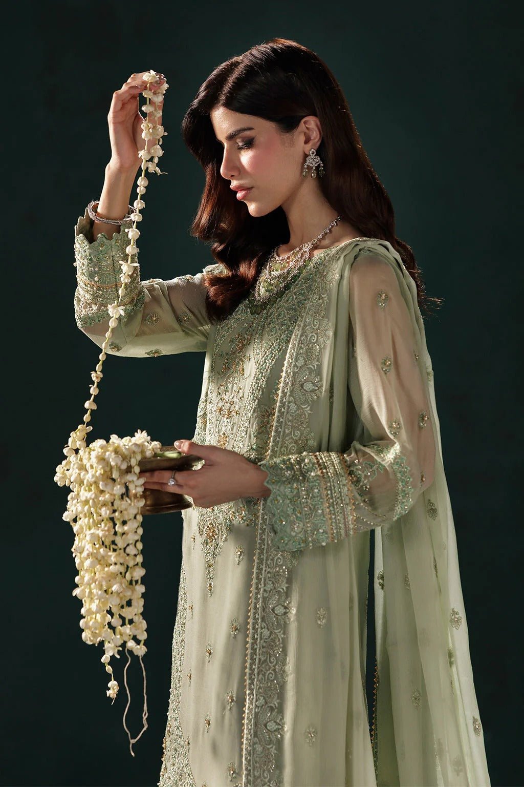 D-09 I Luxury Chiffon '25 I Saad Shaikh - Portia Fabrics