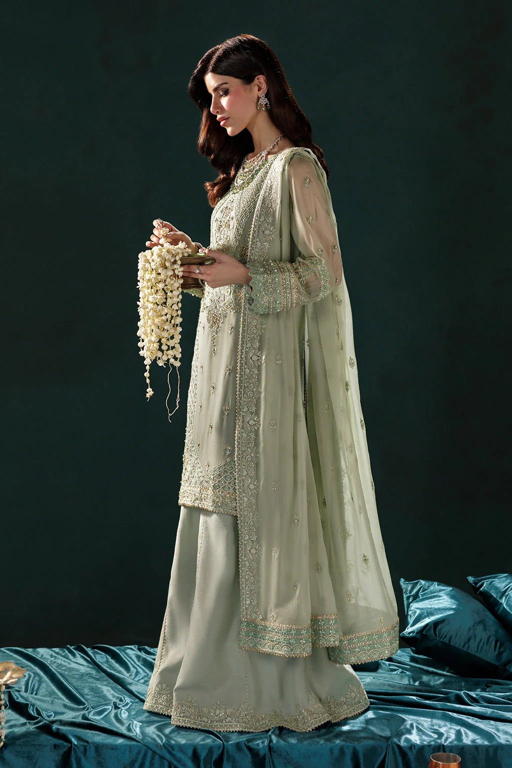 D-09 I Luxury Chiffon '25 I Saad Shaikh - Portia Fabrics