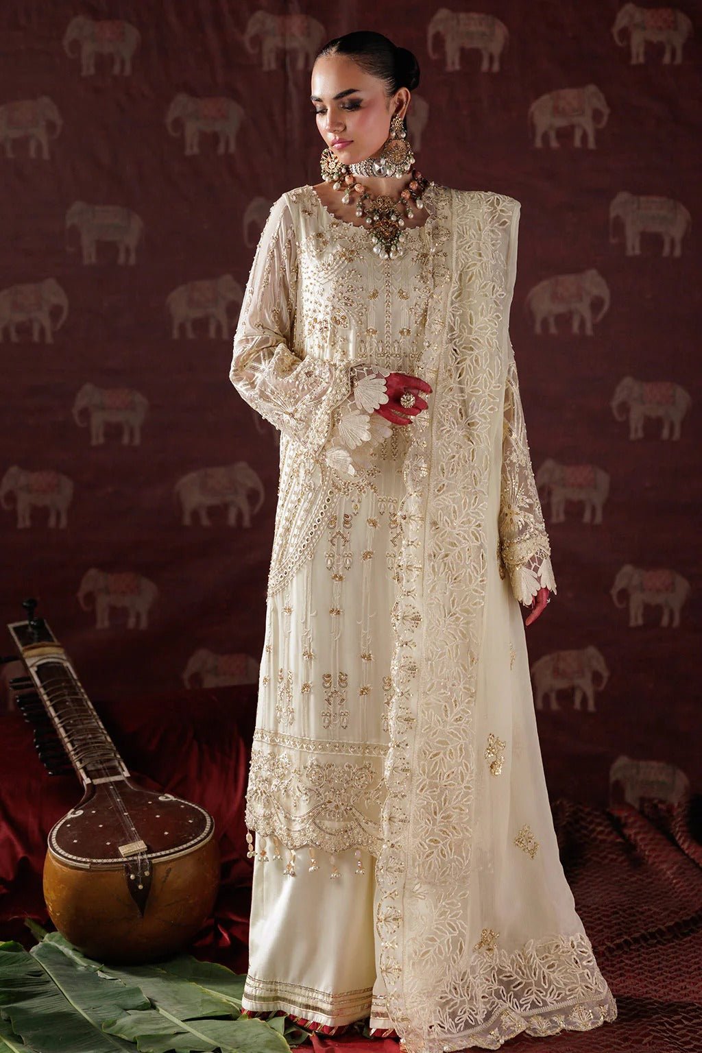 D-10 I Luxury Chiffon '25 I Saad Shaikh - Portia Fabrics