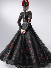 D1 3 Piece Unstitched | MBROIDERED Wedding Edtion | Maria B - Portia Fabrics