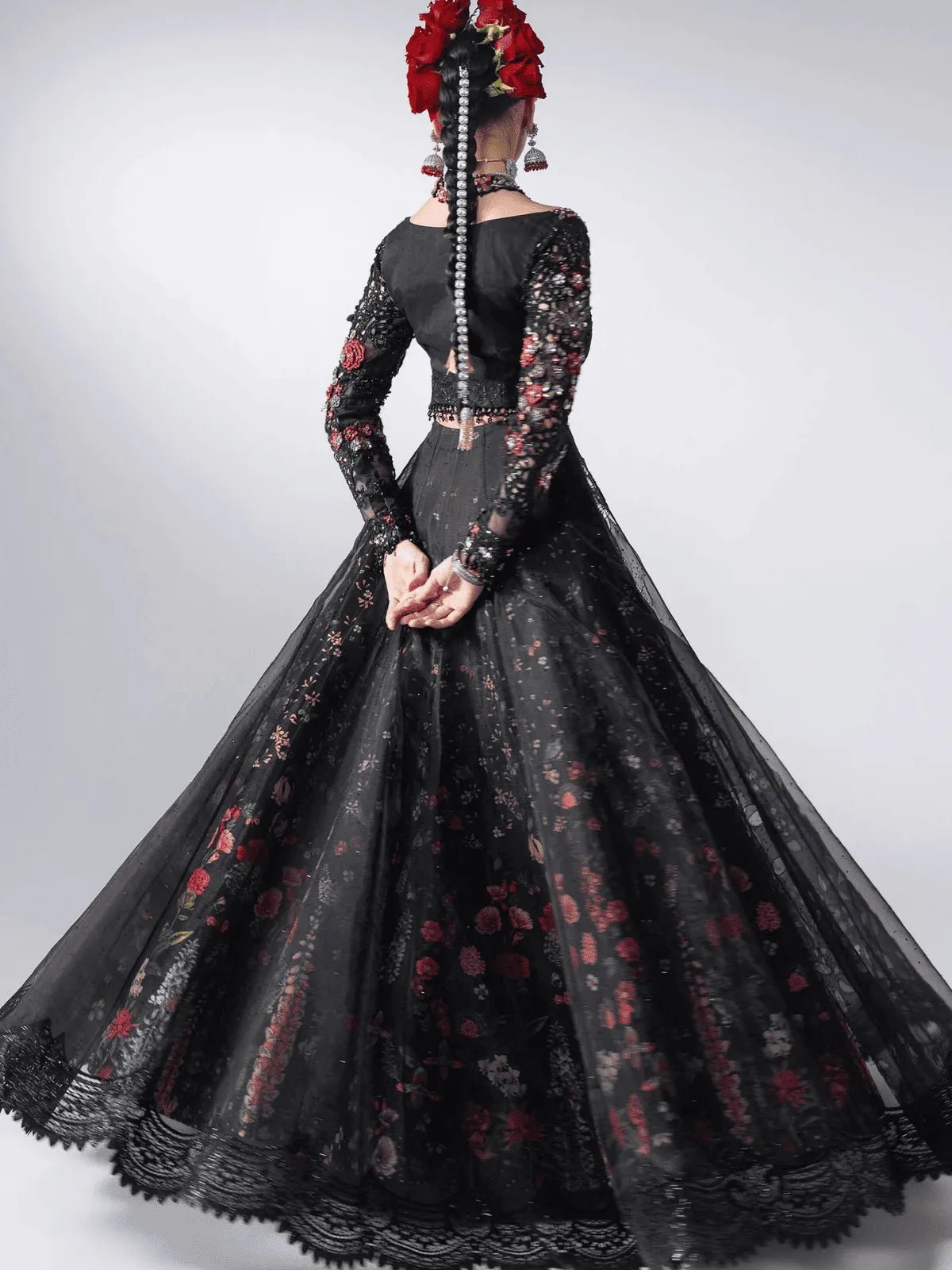 D1 3 Piece Unstitched | MBROIDERED Wedding Edtion | Maria B - Portia Fabrics