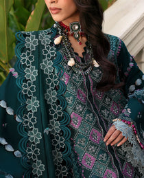 D1-B - Zehra I Kalani - Eid Luxury Lawn 2025 I Republic Womenswear - Portia Fabrics