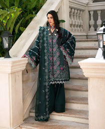 D1-B - Zehra I Kalani - Eid Luxury Lawn 2025 I Republic Womenswear - Portia Fabrics