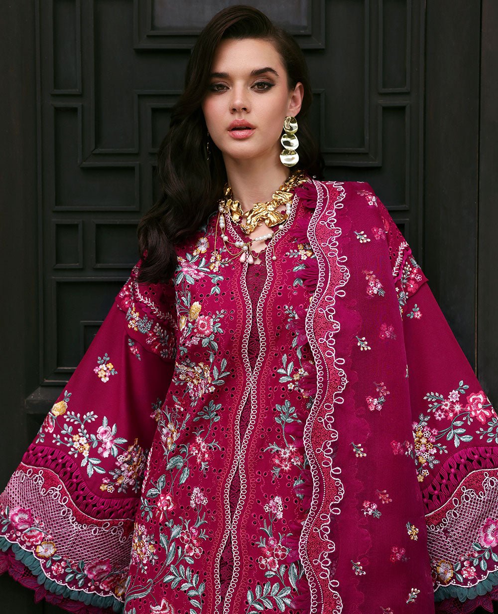 D2-A - Ayla I Kalani - Eid Luxury Lawn 2025 I Republic Womenswear - Portia Fabrics