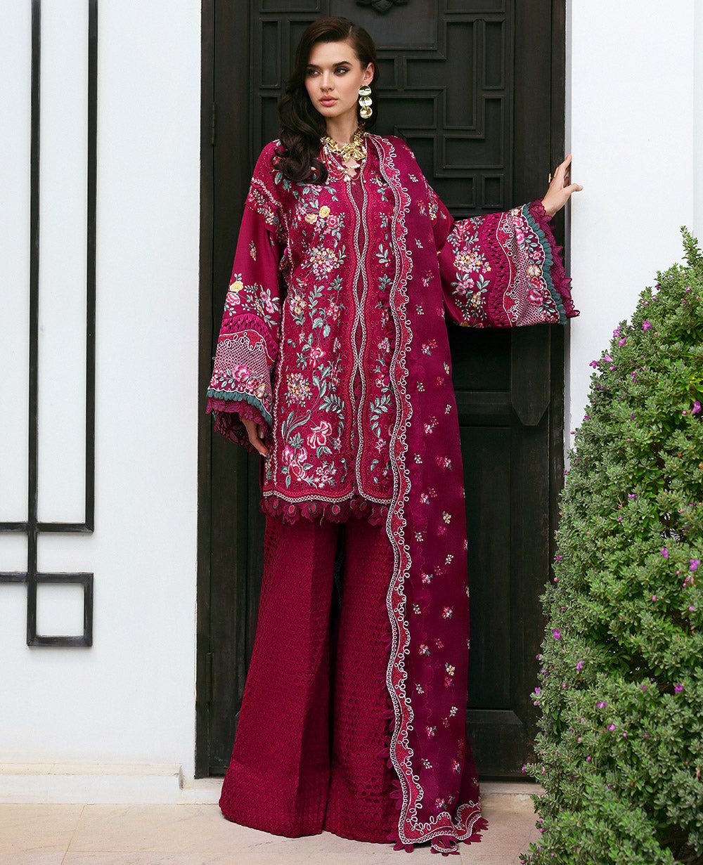 D2-A - Ayla I Kalani - Eid Luxury Lawn 2025 I Republic Womenswear - Portia Fabrics