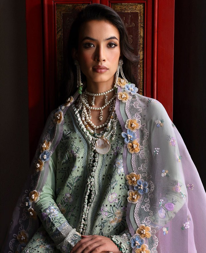D2-B - Arzoo I Kalani - Eid Luxury Lawn 2025 I Republic Womenswear - Portia Fabrics