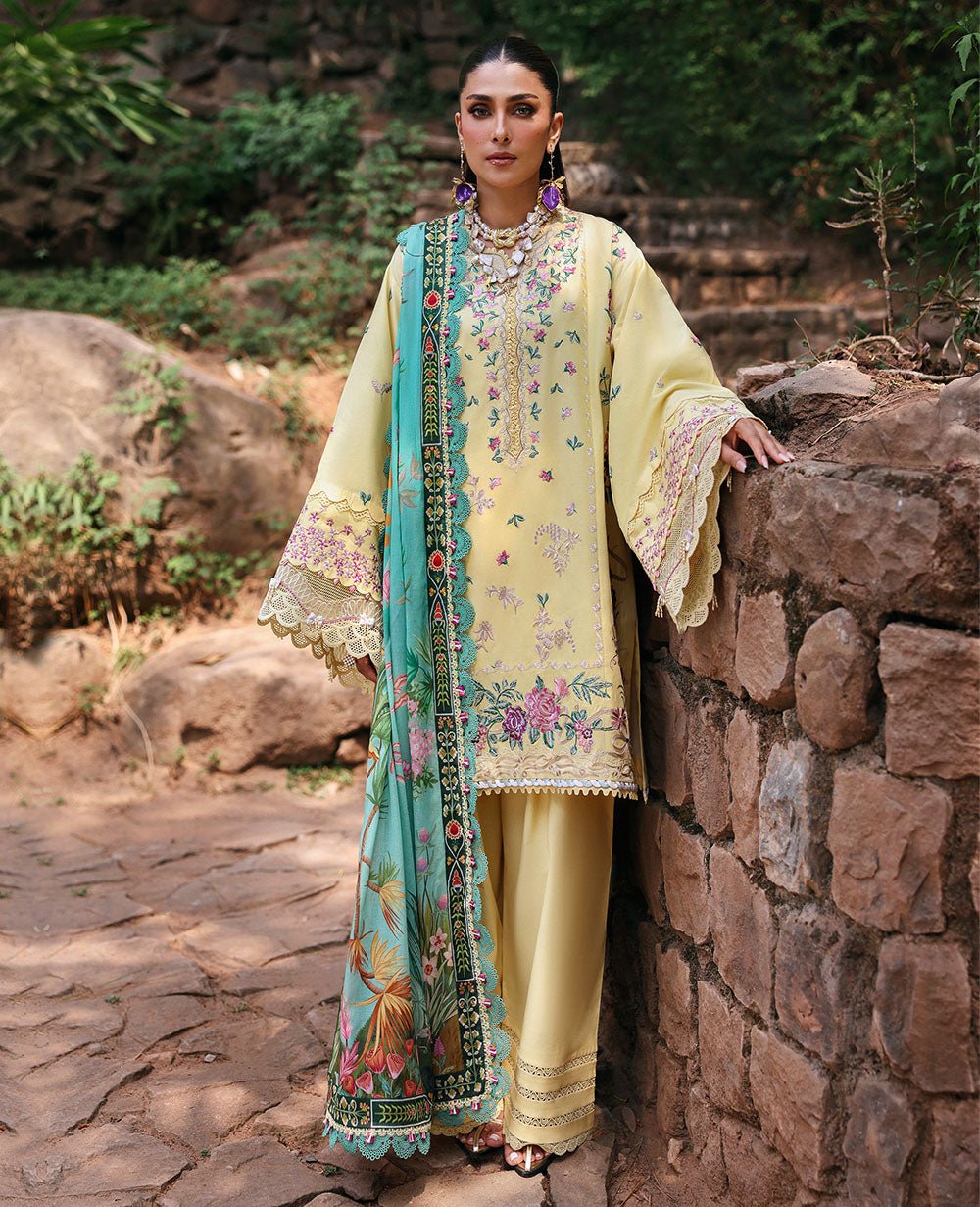 D3-A - Lina I Talia Summer Lawn 2025 I Republic Womenswear - Portia Fabrics