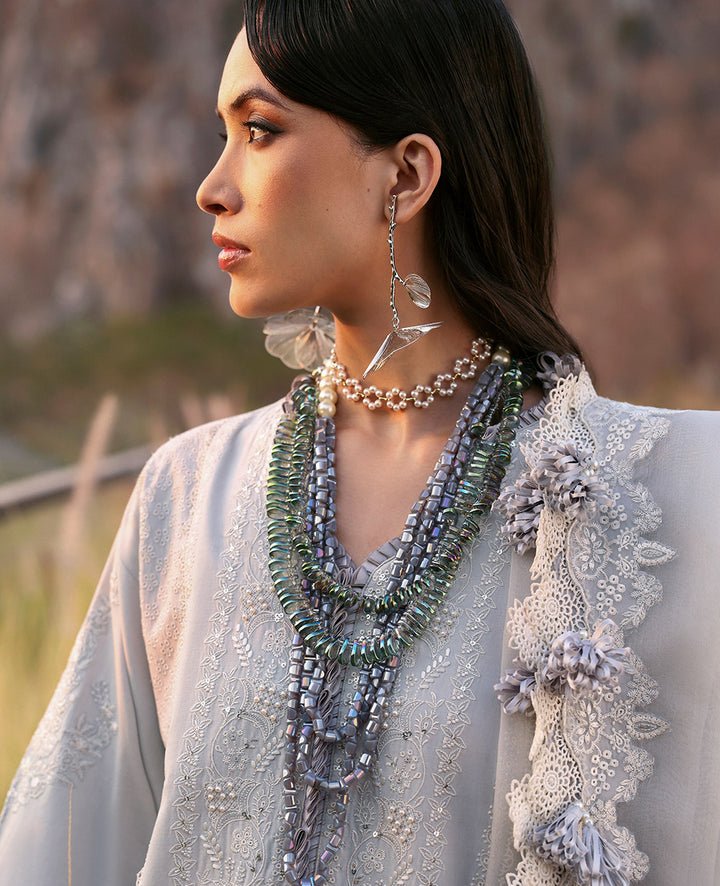D3-B - Sitara I Kalani - Eid Luxury Lawn 2025 I Republic Womenswear - Portia Fabrics