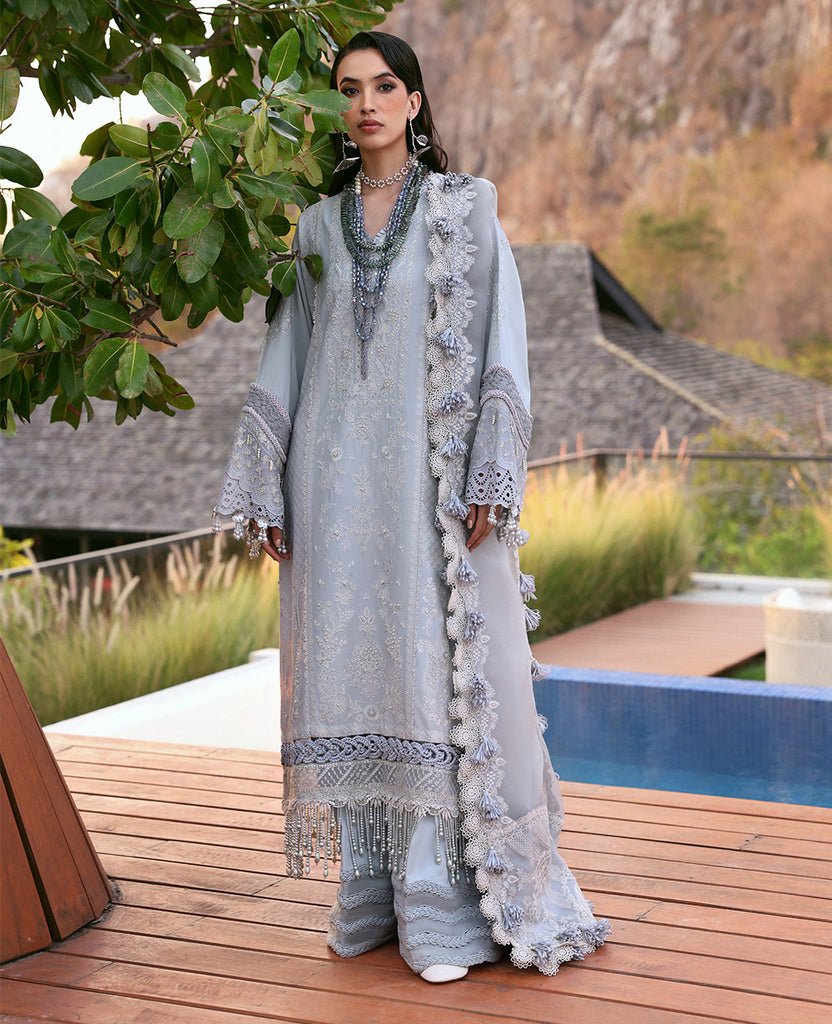 D3-B - Sitara I Kalani - Eid Luxury Lawn 2025 I Republic Womenswear - Portia Fabrics