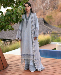 D3-B - Sitara I Kalani - Eid Luxury Lawn 2025 I Republic Womenswear - Portia Fabrics