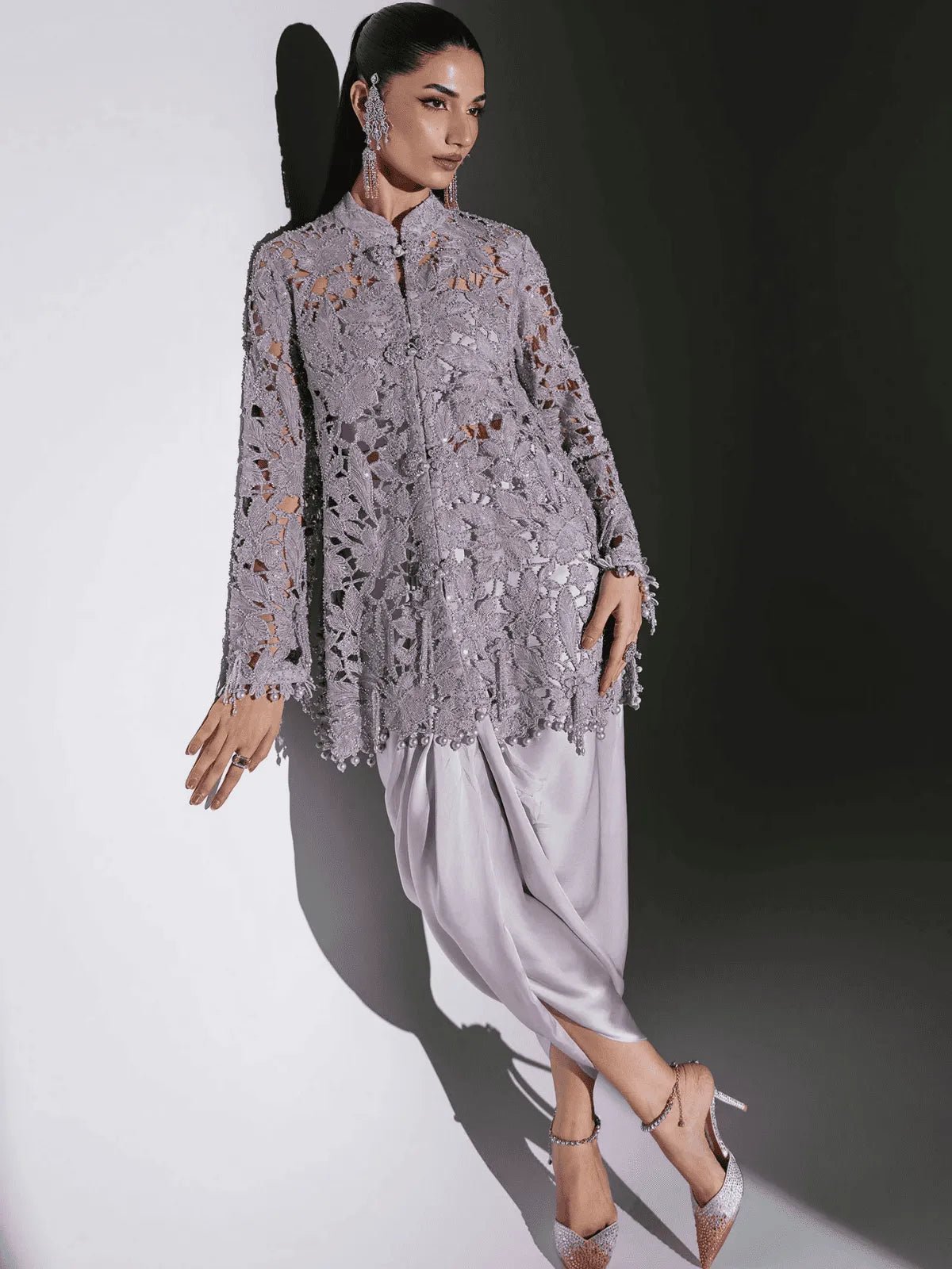 D5 3 Piece Unstitched | MBROIDERED Wedding Edtion | Maria B - Portia Fabrics