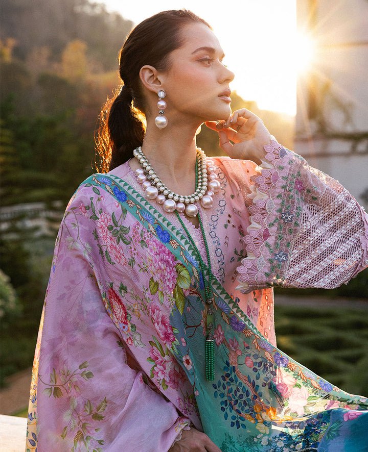 D5-A - Meher I Kalani - Eid Luxury Lawn 2025 I Republic Womenswear - Portia Fabrics