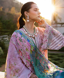 D5-A - Meher I Kalani - Eid Luxury Lawn 2025 I Republic Womenswear - Portia Fabrics