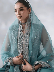 D7 3 Piece Unstitched | MBROIDERED Wedding Edtion | Maria B - Portia Fabrics