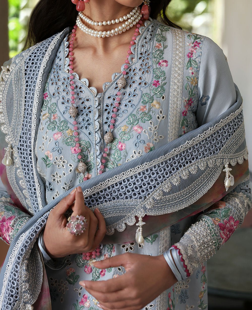 D7-B - Hoor I Kalani - Eid Luxury Lawn 2025 I Republic Womenswear - Portia Fabrics