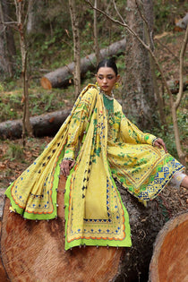 DAHLIA (ZL25-04 A) I Lawn '25 I Zaha by Khadija Shah - Portia Fabrics