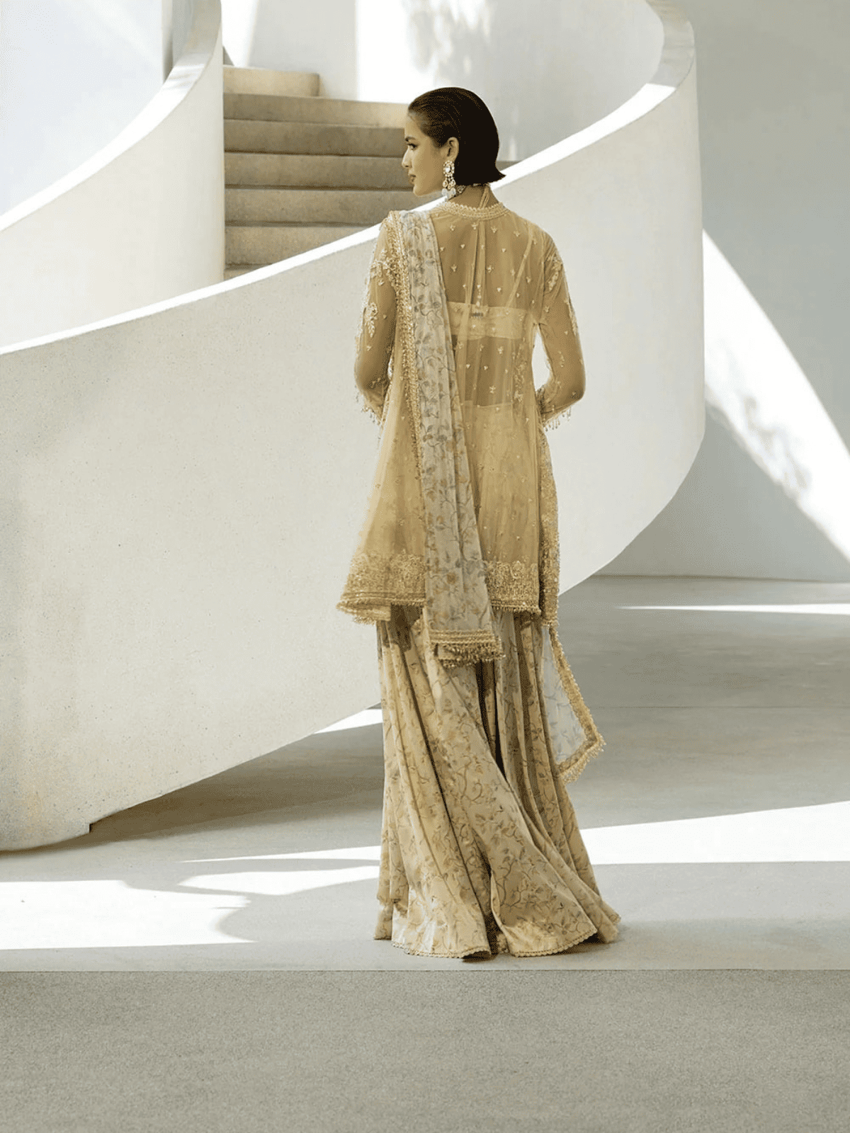 Design 01| NUR Festive '26 Unstitched | Sobia Nazir - Portia Fabrics