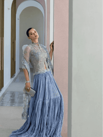 Design 02 | NUR Festive '26 Unstitched | Sobia Nazir - Portia Fabrics
