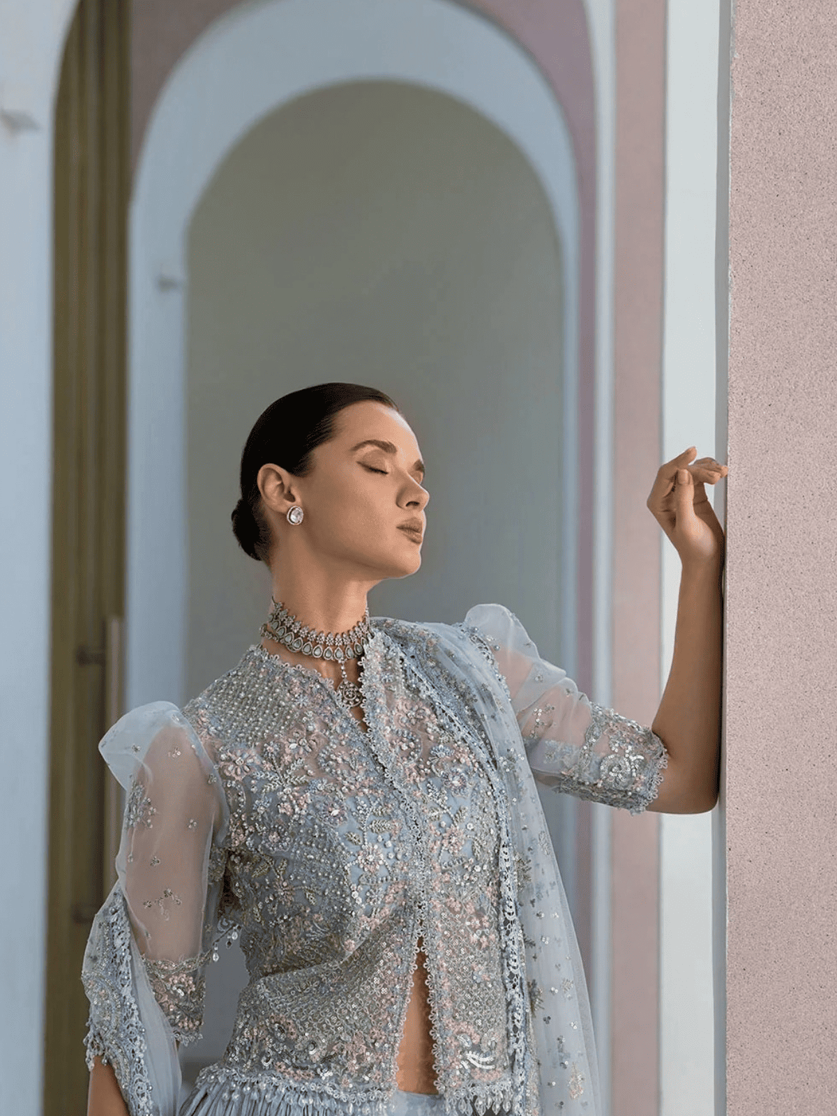 Design 02 | NUR Festive '26 Unstitched | Sobia Nazir - Portia Fabrics