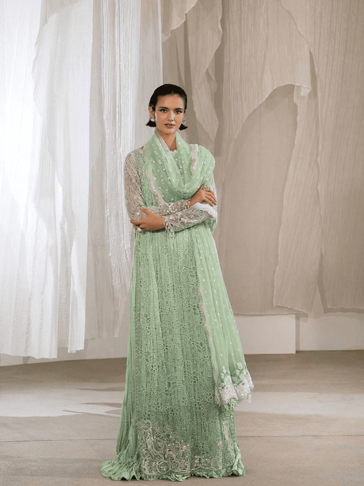 Design 03 | NUR Festive '26 Unstitched | Sobia Nazir - Portia Fabrics