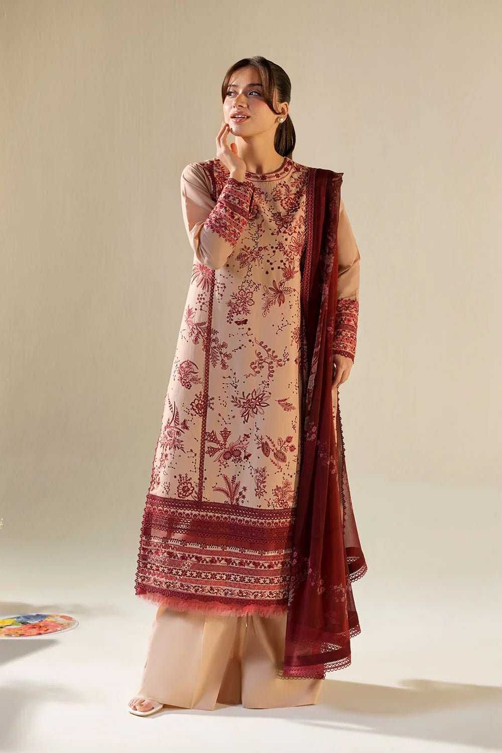 Design 9A I Vital 2026 Unstitched I Sobia Nazir - Portia Fabrics Main image