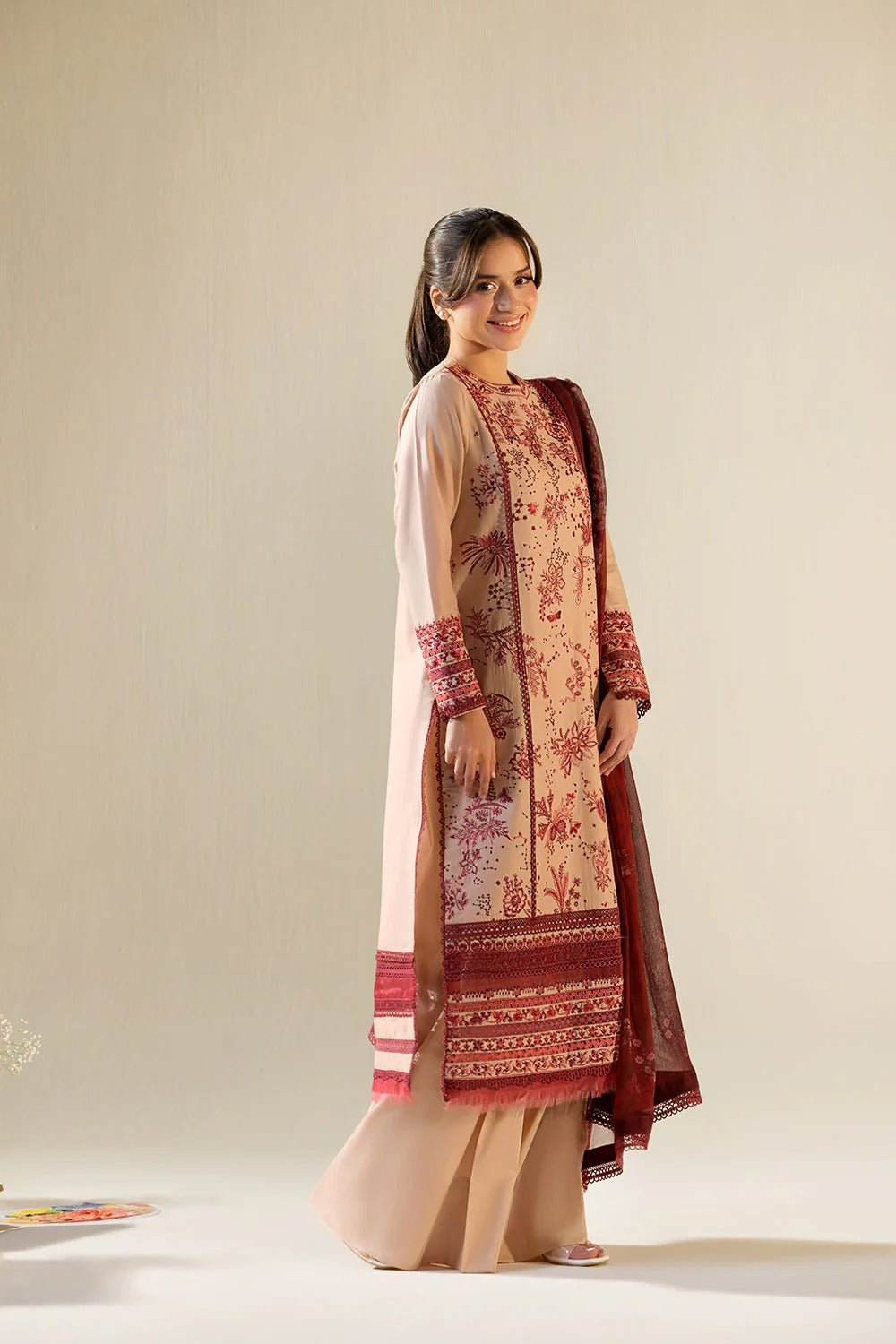 Design 9A I Vital 2026 Unstitched I Sobia Nazir - Portia Fabrics