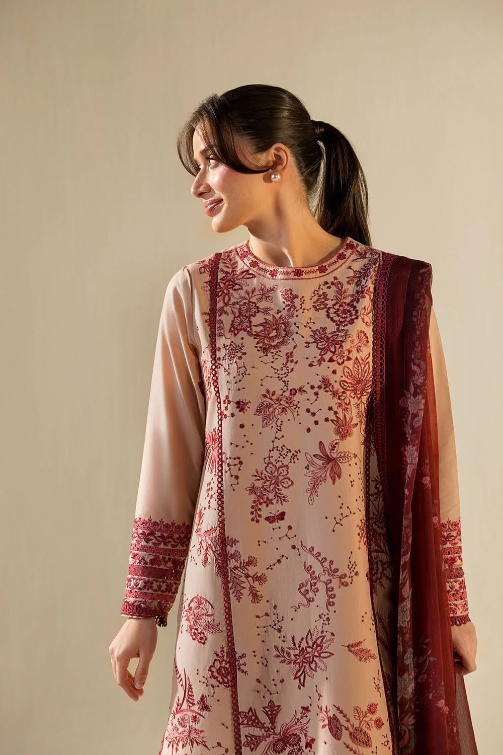 Design 9A I Vital 2026 Unstitched I Sobia Nazir - Portia Fabrics