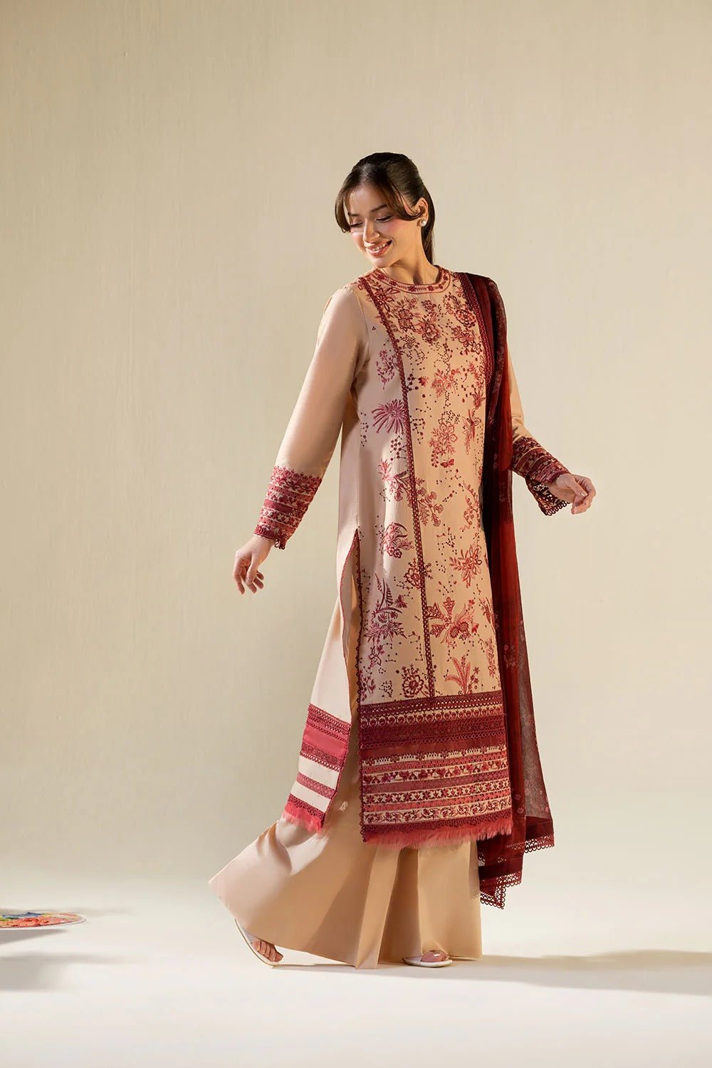 Design 9A I Vital 2026 Unstitched I Sobia Nazir - Portia Fabrics